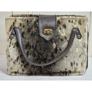 vintage fur handbag made Pacific seal company of Alaska